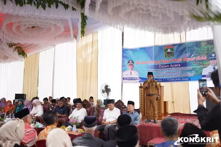 Wakil Bupati Solok Lakukan Kunjungan Kerja di Nagari Koto Sani, Serap Aspirasi Masyarakat