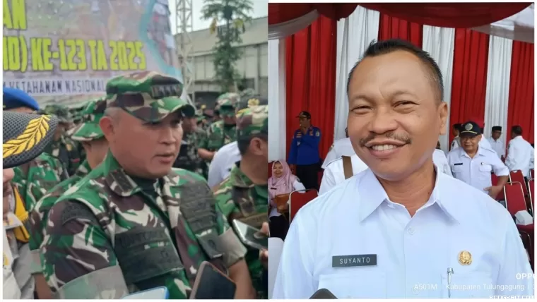 Danrem 081DSJ Kolonel Untoro Hariyanto dan Kadis Pertanian Tulungagung Suyanto