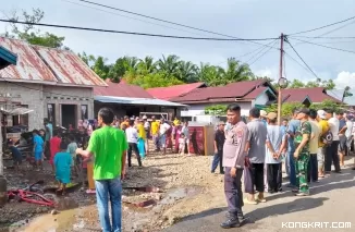 Kebakaran di Kampung Lubuk Pandan Pesisir Selatan, Kerugian Material Capai Rp 250 Juta