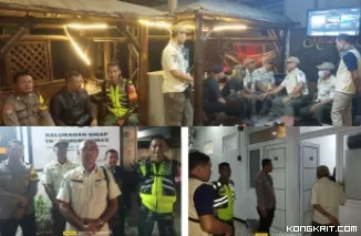 Satpol PP bersama Pemkel Kepatihan, Trantib Kecamatan, Bhabinkamtibmas dan Babinsa razia malam valentine