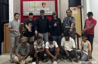 Operasi Pekat Langkisau 2025, Polres Pesisir Selatan Amankan 4 Pelaku Judi Ceki Koa