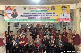 Pemkab Padang Pariaman Bersinergi dengan Kanwil Kemekum Sumbar Sosialisasikan PJA 2025 dan Posbankum