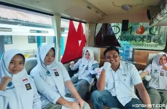 PMR WIRA SMA Negeri 4 Bukittinggi Gelar Donor Darah, Targetkan Lebih dari 50 Kantong