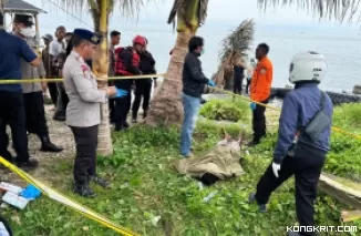 Polresta Balikpapan Evakuasi Korban Tenggelam di Pantai The Bandar Klandasan