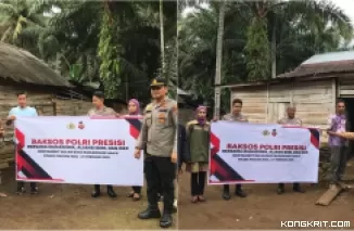 Polsek Pancung Soal Gelar Baksos Polri Presisi, Bagikan Paket Sembako Menyambut Ramadan