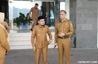 Wakil Bupati Solok Candra Pimpin Apel Gabungan Perdana Pasca Pelantikan