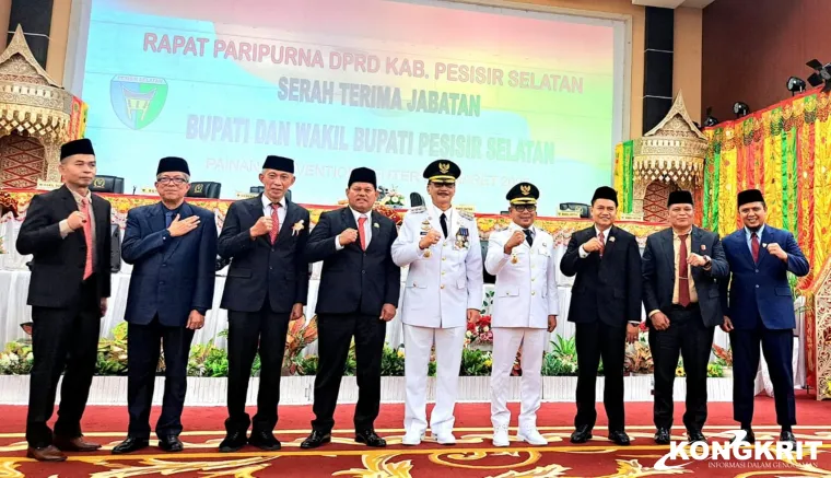 DPRD Pesisir Selatan Gelar Rapat Paripurna Serah Terima Jabatan Bupati dan Wakil Bupati