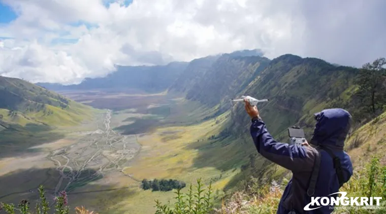 Larangan Penerbangan Drone di Taman Nasional Bromo Tengger Semeru, TNBTS Berikan Klarifikasi