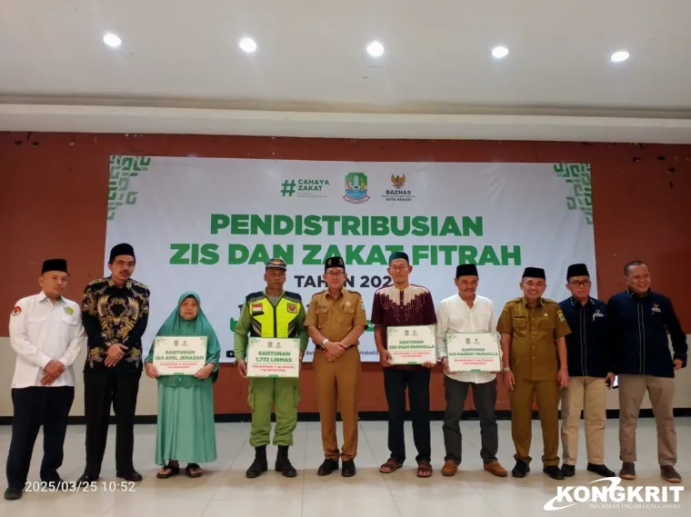 Pemerintah Kota Bekasi Apresiasi Baznas Kota Bekasi dalam Distribusikan ZIS dan Zakat Fitrah