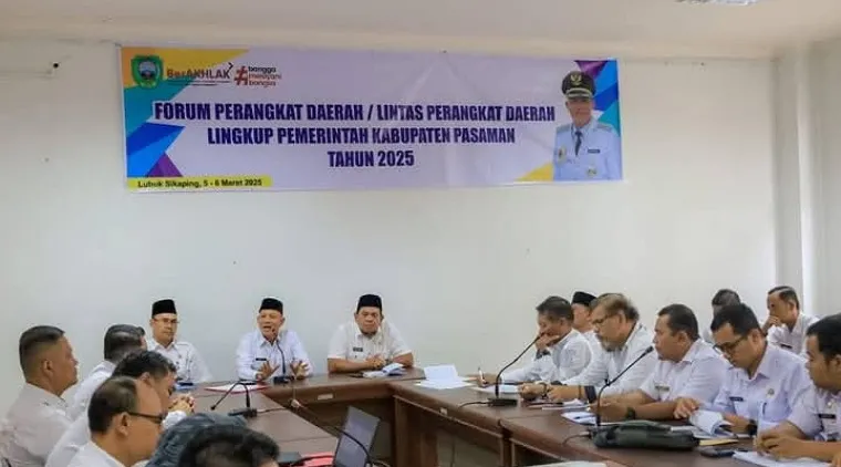 Pemkab Pasaman Gelar Forum Perangkat Daerah untuk Rencana Kerja 2026