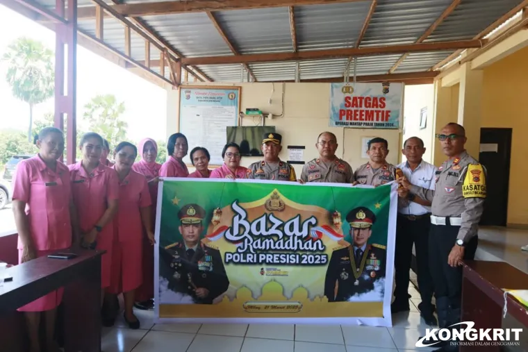 Polres Nagekeo Gelar Bazar Ramadan Polri Presisi 2025 untuk Warga dan Anggota