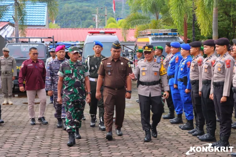 Polres Pessel Gelar Apel Pasukan Operasi Ketupat Singgalang 2025 untuk Pengamanan Mudik Lebaran