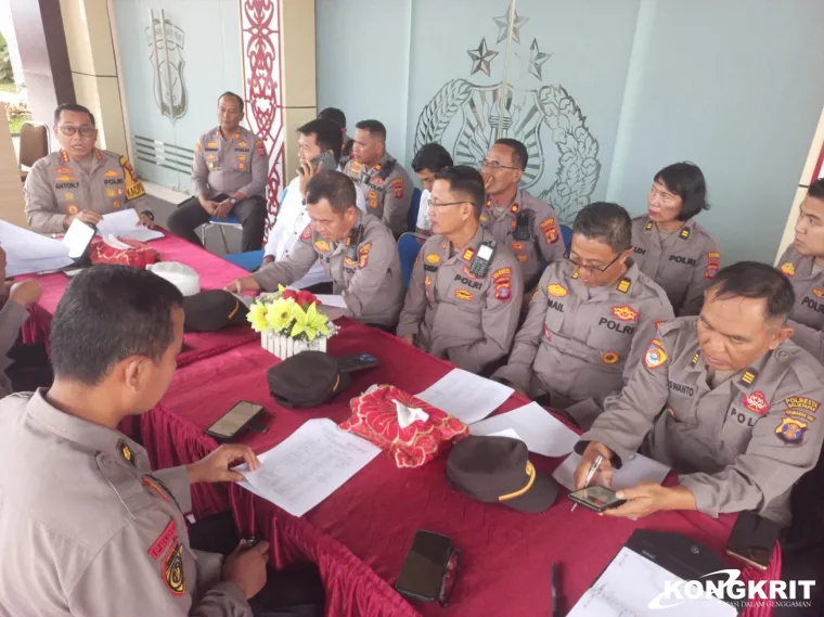 Polresta Balikpapan Gelar Rapat Anev Mingguan Bahas Operasi Premanisme