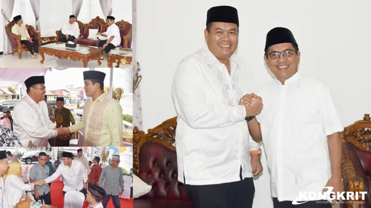 Wali Kota Pariaman Yota Balad Silaturahmi ke Bupati Padang Pariaman John Kenedy Azis