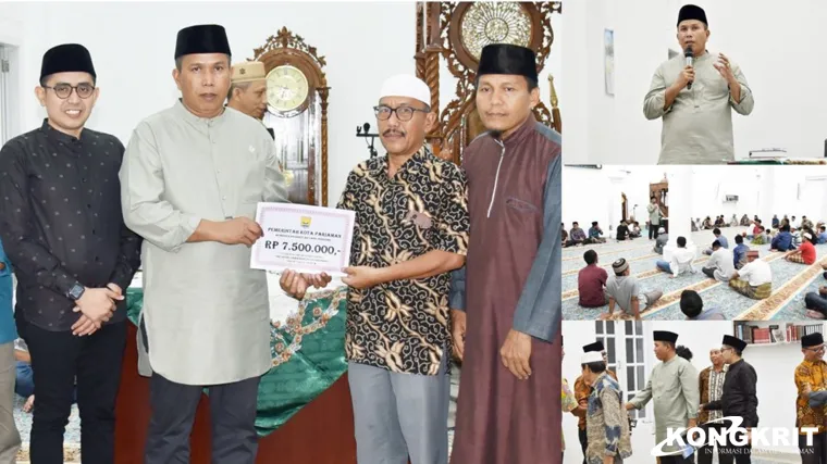 Wawako Pariaman Mulyadi Hadiri Safari Ramadhan di Masjid Raya Desa Simpang