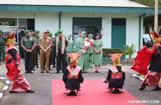 Danrem 032Wirabraja Kunjungi Kodim 0311Pessel, Apresiasi dan Sampaikan Pesan Kebersamaan