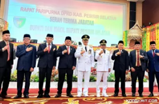 DPRD Pesisir Selatan Gelar Rapat Paripurna Serah Terima Jabatan Bupati dan Wakil Bupati