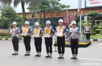 Kapolda Metro Jaya Laksanakan Upacara, Empat Anggota Diberhentikan Tidak Dengan Hormat