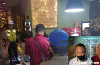 Tim gabungan Satpol PP Tulungagung bersama TNI - Polri razia di sejumlah tempat karaoke (Insert  Kabid Trantibum Agung Setyo Nugroho saat diwawancarai wartawan)