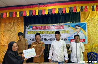 ujar Herizon, Wali Nagari Aia Manggih Selatan, dalam sambutannya.