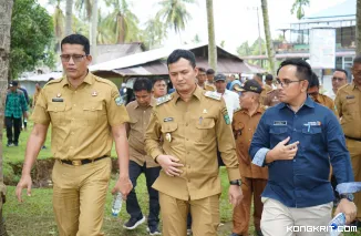 Persiapan Pacu Kuda 2025, Wabup Rahmat Hidayat Tinjau Stadion Duku Banyak, Balah Aie