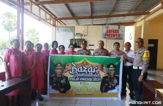 Polres Nagekeo Gelar Bazar Ramadan Polri Presisi 2025 untuk Warga dan Anggota