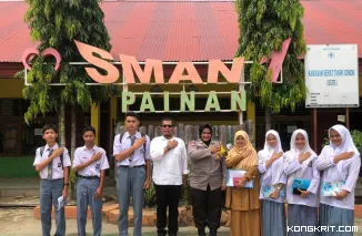 Polres Pesisir Selatan Gelar Penyuluhan Bahaya Narkoba di SMAN 1 Painan