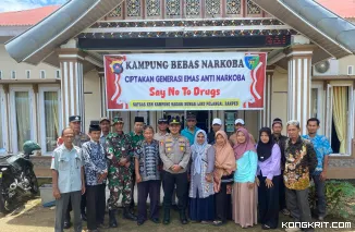 Polres Pesisir Selatan Resmi Luncurkan 8 Kampung Tangguh Anti Narkoba