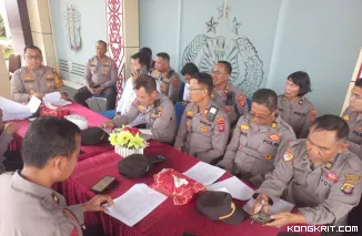 Polresta Balikpapan Gelar Rapat Anev Mingguan Bahas Operasi Premanisme