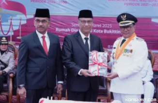 Ramlan Nurmatias dan Ibnu Asis Resmi Pimpin Bukittinggi 2025-2030