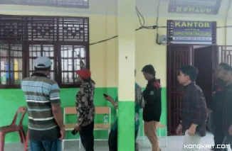 Tim Kejari Rokan Hilir Lakukan Audit Fisik pada Rehabilitasi SMPN 4 Pasir Limau Kapas