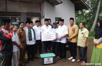 Tim Safari Ramadhan Provinsi Sumbar Kunjungi Masjid Baitul Inabah di Padang Karambia