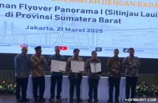 Wakil Gubernur Sumbar Saksikan Penandatanganan MoU Pembangunan Flyover Sitinjau Lauik