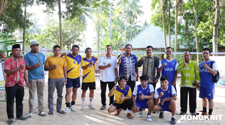 16 Tim Berlomba di Turnamen Sepak Takraw Anak Nagari Tungka se-Sumatera Barat
