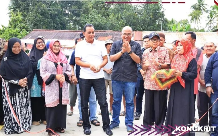 5 Jalan Pemukiman dan Jalan Usaha Tani di Tujuah Koto Talago Limapuluh Kota Diresmikan Ketua DPRD Sumbar Supardi