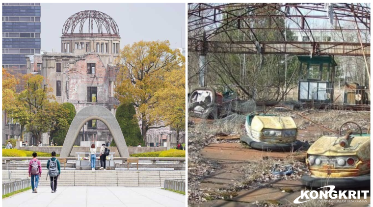 Mengapa Hiroshima Tidak Menjadi 'Kota Mati' Seperti Chernobyl? (Foto : Kongkrit.com)