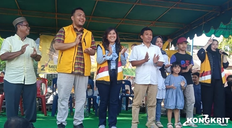 Meutya Hafid Disambut Meriah Warga Kecamatan Rambutan Saat Gelar Kampanye Akbar Menuju Pemilu 2024