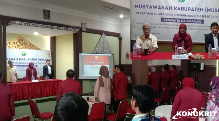 PBSI Tulungagung gelar Muskab 2023 Insert : Susilowati (tengah) kembali terpilih menjadi ketua PBSI 2023 - 2027