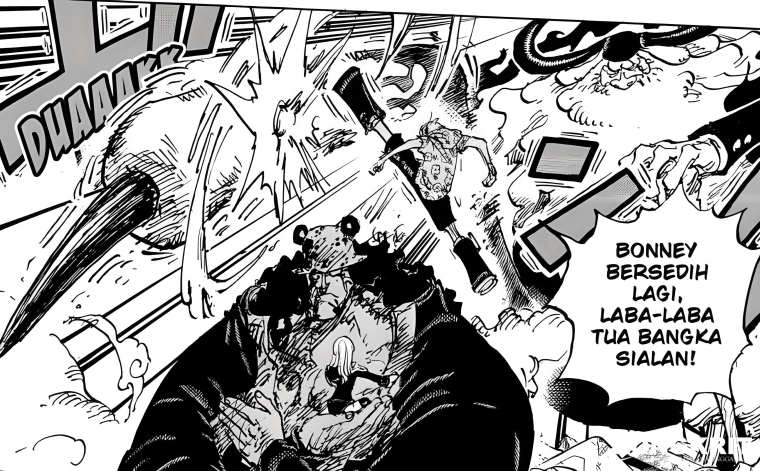 One Piece Episode 1105, Puncak Kebodohan - Pertarungan Sengit dan Ancaman Misterius di Egghead. (Foto : Dok. Istimewa)