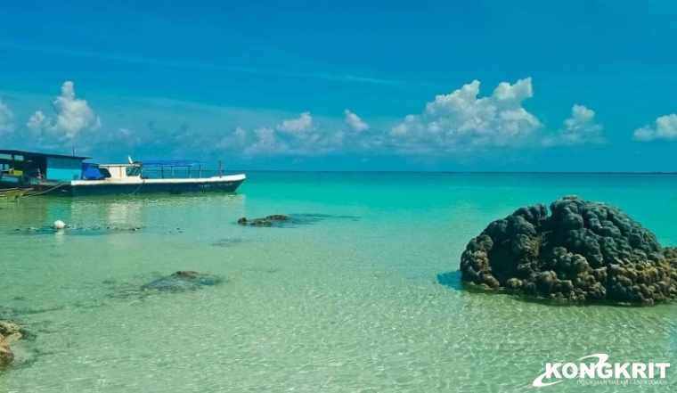 Pantai Tureloto, Menikmati Keindahan Batu Otak dan Sensasi 'Laut Mati Indonesia. (Foto : Dok. Istimewa)