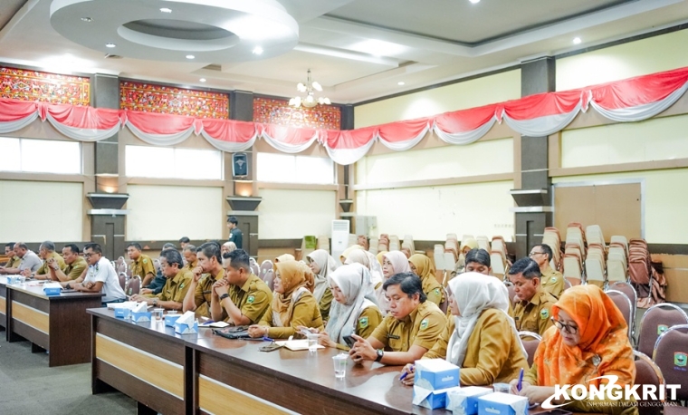 Pemkab Solok Gelar Rapat Koordinasi Bersama Sekda dan Kepala OPD Kabupaten Solok (Selasa, 9 Januari 2024).