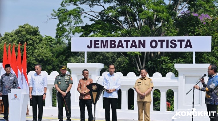 Atasi Kemacetan, Presiden Jokowi Resmikan Jembatan Otto Iskandar Dinata di Kota Bogor