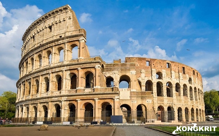 Rahasia Beton Romawi Kuno yang Bikin Bangunan Awet Ribuan Tahun. (Foto ; Dok. Istimewa)