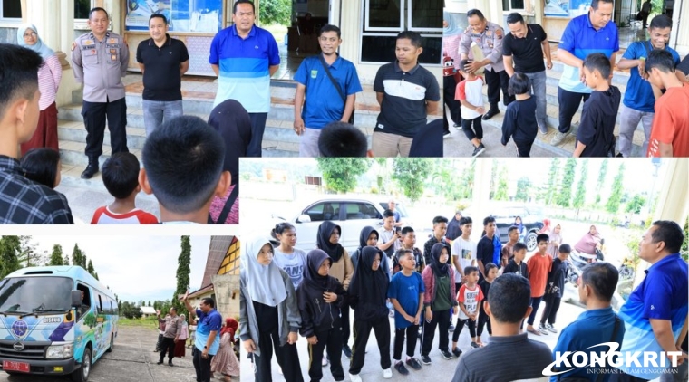Sekdako Pariaman Kirim 19 Atlet Karate ke Kejuaraan Skhokaido di Duri, Riau.