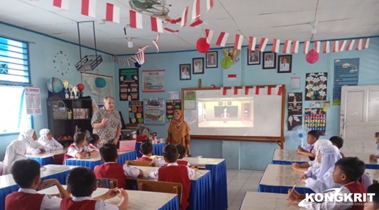 SDN 03 Kampung Jawa menerima kunjungan dari Tim Cha-Ching Curriculum International pada hari Senin, 15 Januari 2024.