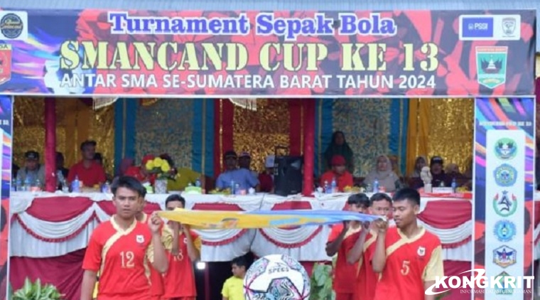 SMANCAND CUP, Turnamen Sepak Bola Meriahkan Ulang Tahun ke-21 SMA Negeri 1 Candung, Agam