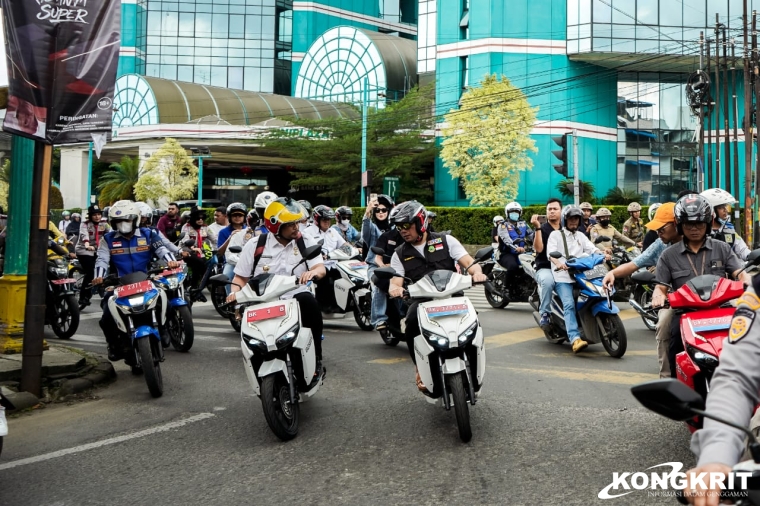 Ternyata Ini Loh Alasan Kenapa Sepeda Motor Disebut Kereta di Medan. (Foto : Dok. Istimewa)