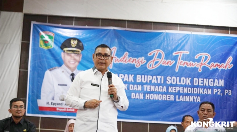 Kamis, 18 Januari 2024, Bupati Solok, Capt. H. Epyardi Asda, M.Mar Dt Sutan Majo Lelo, menggelar audiensi dan temu ramah di Gedung Solok Nan Indah.