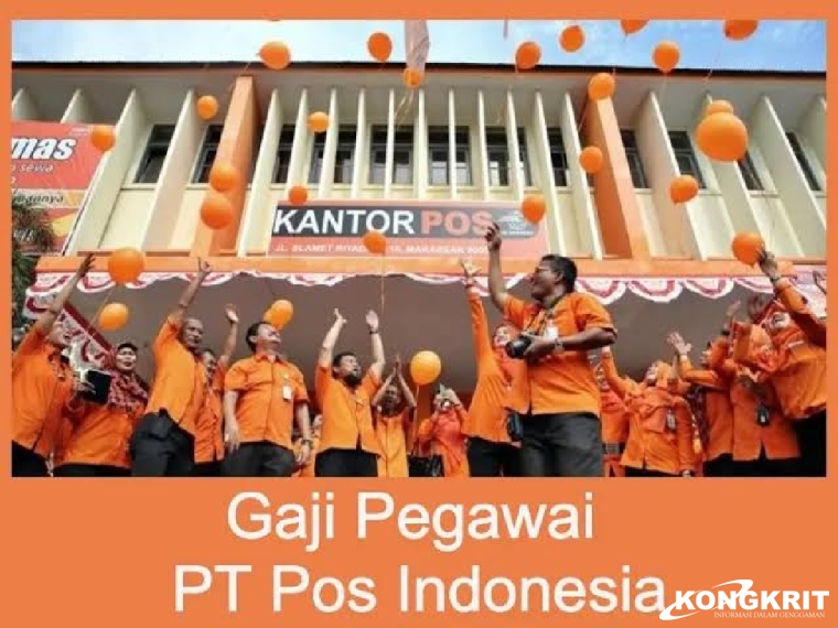 Ilustrasi gaji pegawai Pos Indonesia.