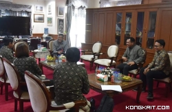 Kunjungan pihak BPJS Ketenagakerjaan disambut baik oleh Pj Wali Kota Pariaman, Roberia, Kamis (7/12/2023).